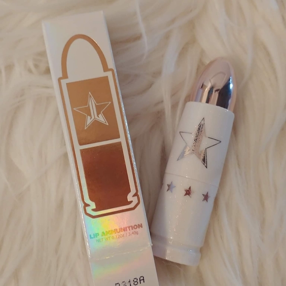💋FIRM! NWT JEFFREE STAR COSMETICS GALAXY GOLD LIP AMMUNITION LIPSTICK - Picture 8 of 12